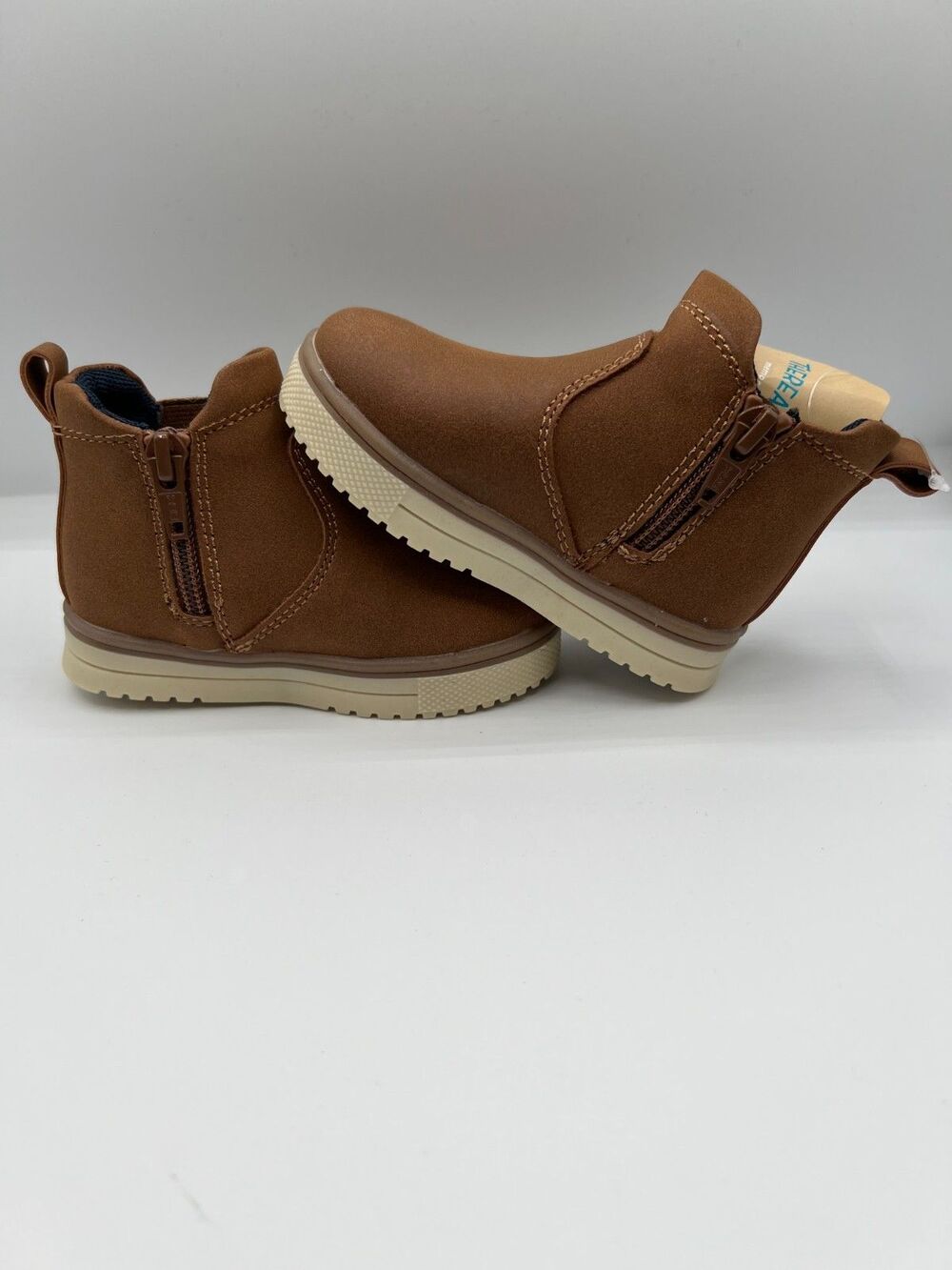 Thereabouts TH Lil Jack Toddler Chelsea Boots Tan Size 5M Side Zip NWT - Picture 2 of 9